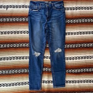 High-rise skinny jeans